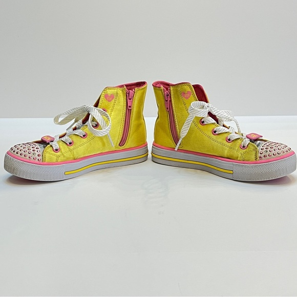 Skechers Twinkletoes Satin Hightops, Size 1 - Picture 6 of 12